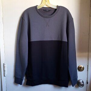NEW Long sleeve men’s two tone colorblock Isamu sweatshirt